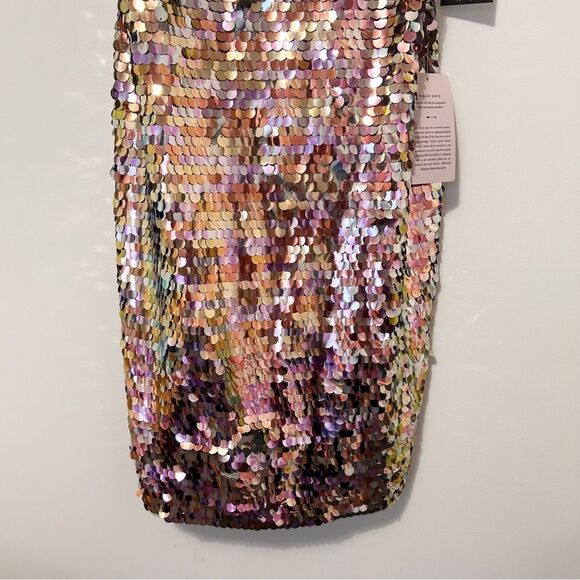 BHLDN x Aidan Mattox Starla Sequin Midi Dress Size 6 - Picture 4 of 12